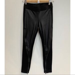 BCBGMaxAzria Faux Leather Moto Leggings